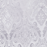 Quality White—Silver Floral Metallic Fabric— Premium Quality Multi-Purpose —Damask —Sold by the Yard